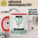 Bassgitarristin Tasse Geschenk Becher Stark Attraktiv Furchtlos Bassgitarristin Lustige Geschenkidee Rot Trendation