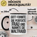 Waltraud Tasse Geschenk Gott Formte Die Perfekte Frau Waltraud Geschenkidee Schwarz Trendation