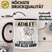 Athlet Tasse Geschenk für Athlet Der Mann Der Alles Kann Geschenkidee zum Geburtstag Schwarz Trendation