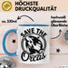 Wal Tier Tasse Geschenk Lustige Geschenkidee Spruch Rettet die Orcas Blau Trendation
