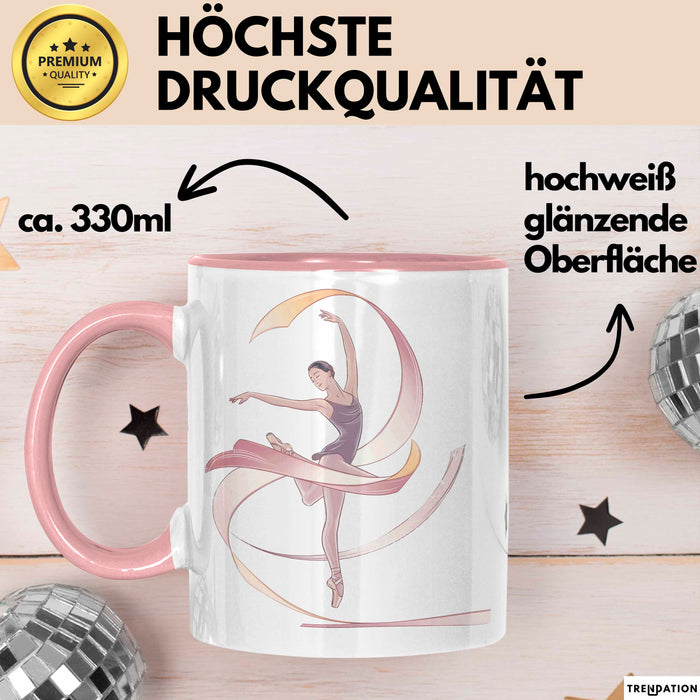 Tänzer Tasse Geschenk Lustige Geschenkidee Spruch Für Tanz Liebhaber Rosa Trendation