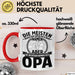 Neffe Opa Geschenk Tasse Geschenkidee für Besten Opa Die Meisten Menschen Rufen Mich Beim Namen Aber die Wichtigen Nennen Mich Opa Kaffee-Becher Rot Trendation