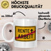 Rentner Tasse Geschenk Rente Arbeit Ruhestand Weiß Trendation