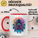 Spinne Vogelspinne Tier Tasse Geschenk Lustige Geschenkidee Spruch Rot Trendation