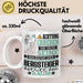 Bergsteiger Geschenk Tasse Lustiger Spruch Erheben Sie Sich Der Bergsteiger Betritt den Raum Weiß Trendation