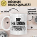 Heidrun Tasse Geschenk Die Heidrun Macht Dat Schon Geschenkidee Becher mit Name Weiß Trendation