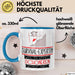 Survival-Expertin Weil Es Keinen Schöneren Beruf Gibt Tasse Geschenk für Eine Survival-Expertin Lustig Blau Trendation