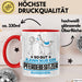 Pferdebesitzer Geschenk Tasse So Gut Kann Nur Ein Pferdebesitzer Aussehen Geschenkidee Kaffee-Becher Rot Trendation