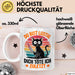 Sarkastische Katze Tier Tasse Geschenk Lustige Geschenkidee Spruch Du Bist Lustig Dich Töte Ich Zuletzt Weiß Trendation