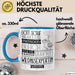 Wildnisexpertin Geschenk Becher Tasse Gott Schuf Alle Menschen Gleich Nur Die Besten Durfeten Wildnisexpertin Werden Geschenkidee Lustig Blau Trendation