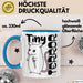 Beste Freundin Tasse Geschenk Tiny Terror Geschenkidee für Kollegin oder Beste Freundin Blau Trendation