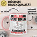 Politiker Tasse Geschenk für Politiker Geburtstag Lustiger Spruch Kaffee-Becher Was Ist Deine Superkraft Rosa Trendation