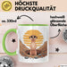 Erdmännchen Tier Tasse Geschenk Lustige Geschenkidee Spruch Grün Trendation