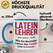 Lateinlehrer Unterricht Tasse Geschenk Lustige Geschenkidee Spruch Latein Lehrer Blau Trendation
