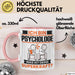Psychologe Tasse Geschenk für Psychologe Geburtstag Lustiger Spruch Kaffee-Becher Was Ist Deine Superkraft Rosa Trendation