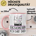 Geschenk für Designerin Tasse Lustige Geschenkidee Geburtstag Ich Bin Designerin Ich Darf Das Rosa Trendation