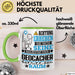 Geocacher Geschenk Tasse Lustiger Spruch Erheben Sie Sich Der Geocacher Betritt den Raum Grün Trendation