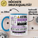 Meerschweinchenfreundin Tasse Geschenk Lustiger Spruch Bitte Erheben Sie Sich Seine Majestät Die Meerschweinchenfreundin Betritt Den Raum Blau Trendation