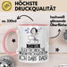 Geschenk für Elektronische Musikproduzentin Tasse Lustige Geschenkidee Geburtstag Ich Bin Elektronische Musikproduzentin Ich Darf Das Rosa Trendation