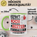 Fußballfan Geschenk Lustiger Spruch für Fußballfan Geschenkidee Bester Fußballfan Der Welt Grün Trendation