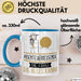 Abenteuerreisende Geschenk Tasse Becher Die Frau Die Allen Kann Geschenkidee für eine Abenteuerreisende Lustig Blau Trendation