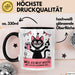 Sarkastische Katze Tasse Geschenk Lustige Geschenkidee Spruch Weil Ich Nicht Wusste, Was Ich Dir Schenken Soll Schwarz Trendation