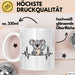Koala Tierliebhaber Tasse Geschenk Lustige Geschenkidee Spruch Koala Herzschlag Weiß Trendation