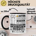 Schwägerschaft Geschenk Tasse Lustiger Spruch Erheben Sie Sich Der Schwägerschaft Betritt den Raum Schwarz Trendation