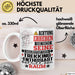 Trekking-Enthusiast Geschenk Tasse Lustiger Spruch Erheben Sie Sich Der Trekking-Enthusiast Betritt den Raum Weiß Trendation
