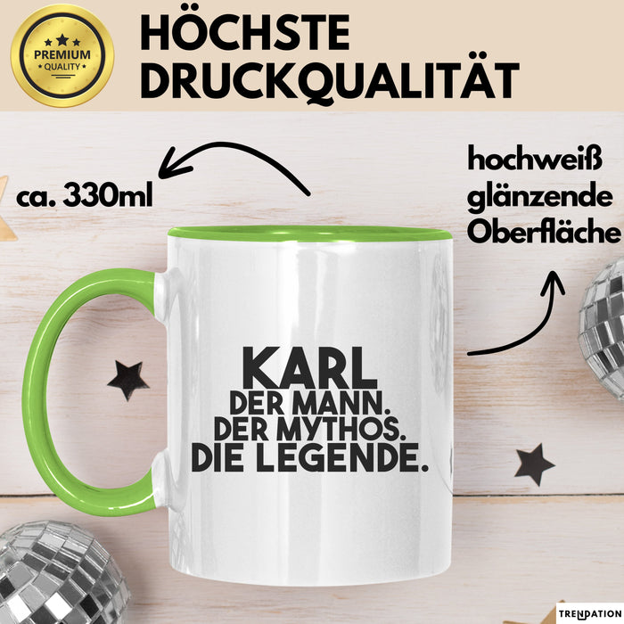 Karl Tasse Karl – Der Mann. Der Mythos. Die Legende. Geschenk