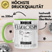 Fluglotsin Tasse Geschenk Ich Bin Fluglotsin Warum Weil Ich Es Kann Geschenkidee Geburtstag Grün Trendation