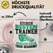 Geschenk Tasse Nur Die Besten Trainer Kriegen Diese Tasse Spruch Geschenkidee Rosa Trendation