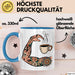 Tattoo Sammler Tasse Geschenkidee für Tinten Fanatiker Blau Trendation