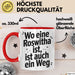 Roswitha Tasse Geschenk Wo Eine Roswitha Ist Ist Auch Ein Weg Geschenkidee Becher mit Name Rot Trendation