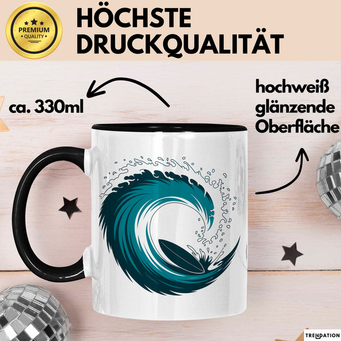 Surfer Tasse Geschenkidee Wellenreiter Lustiger Spruch Geschenkidee Lustig Trendation