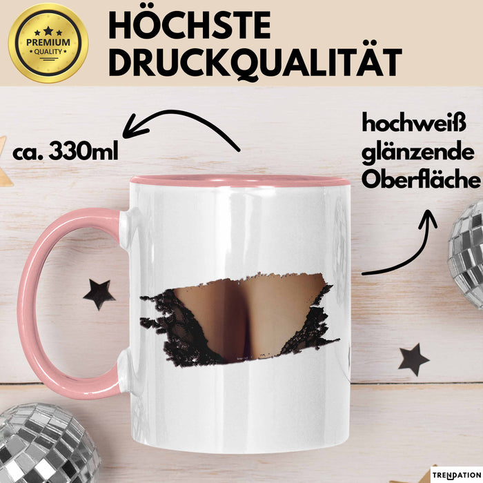 Brüste Tasse Geschenk Männer Geschenkidee 18+ Becher Rosa Trendation