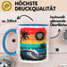 Los Angeles LA Kalifornien USA Tasse Geschenk Lustige Geschenkidee Spruch Retro Surfen Blau Trendation
