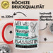 Bassistin Tasse Geschenk Spruch Wer Will Schon Prinzessin Sein Wenn Man Auch Bassistin Sein Kann Rot Trendation