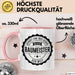 Bauarbeiter Tasse Geschenk 100% Bester Bauleiter Handwerker Geschenkidee Lustig Rosa Trendation
