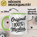 Marlies Tasse Geschenk Original 100% Marlies Geschenkidee Geburtstag Grün Trendation