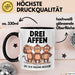 Affe Tier Tasse Geschenk Lustige Geschenkidee Spruch 3 affen Die Sich Fragend Ansehen Schwarz Trendation