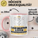 Laufgruppenleiter Geschenk Tasse Ich Bin Laufgruppenleiter Aber Sag Doch Einfach Superheld Lustige Geschenkdiee für Laufgruppenleiter Kaffee-Becher Rosa Trendation