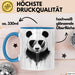 Panda Tier Sonnenbrille Tasse Geschenk Lustige Geschenkidee Spruch Blau Trendation