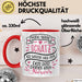 Valentinstag Tasse Geschenk für Ihn Sie Männer Für Paare Freundin Geschenkidee Kaffee-Becher Liebe Keine Sorge Schatz Ich Werde Dich Den Rest Deines Lebens Nerven Rot Trendation