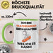Skateboarder Geschenk Tasse Lustiger Spruch Ich Bin Skateboarder Warum Weil Ich Es Kann Geschenkidee Bester Skateboarder Geburtstag Kaffee-Becher Grün Trendation