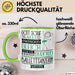 Balletttänzerin Geschenk Becher Tasse Gott Schuf Alle Menschen Gleich Nur Die Besten Durfeten Balletttänzerin Werden Geschenkidee Lustig Grün Trendation