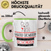 Haustier-Tätowiererin Weil Es Keinen Schöneren Beruf Gibt Tasse Geschenk für Eine Haustier-Tätowiererin Lustig Grün Trendation