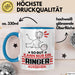 Ringer Geschenk Tasse So Gut Kann Nur Ein Ringer Aussehen Geschenkidee Kaffee-Becher Blau Trendation