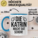 Katrin Tasse Geschenk Die Katrin Macht Dat Schon Geschenkidee Becher mit Name Blau Trendation