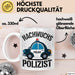 Polizist Tasse Geschenk Lustige Geschenkidee Spruch Nachwuchs Polizist Weiß Trendation